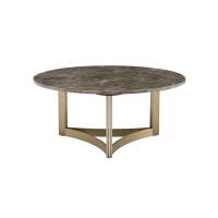 Журнальный столик Кассия 90*90 см темная керамика