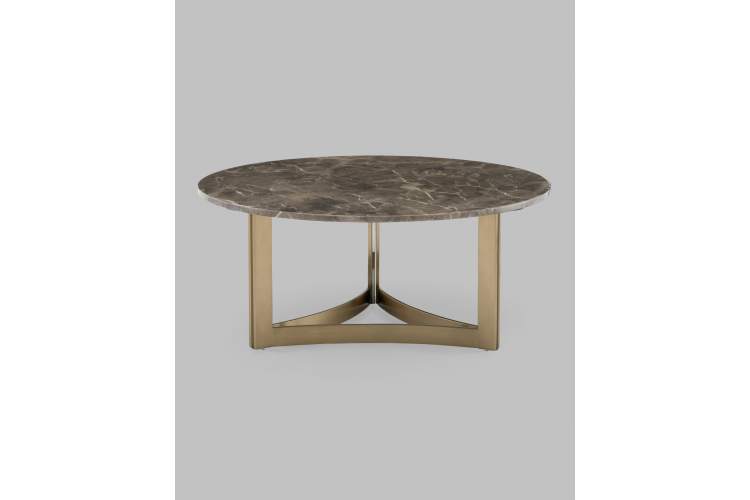 Журнальный столик Кассия 90*90 см темная керамика-2