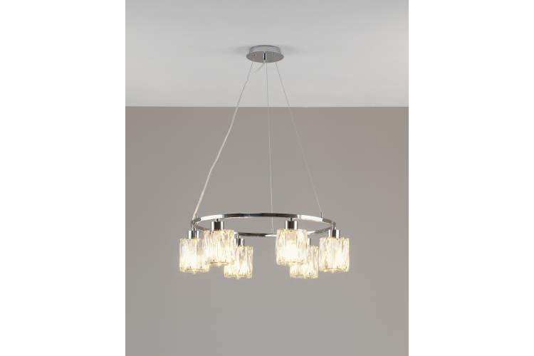 Люстра подвесная Moderli V11707-6P Prismique-2