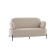 Диван Кэнди велюр бежевый