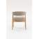 Стул обеденный Zubo с деревянными ножками бежевый 2 шт.