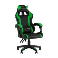 Геймерское Кресло спортивное TopChairs Shadow черно-зеленый