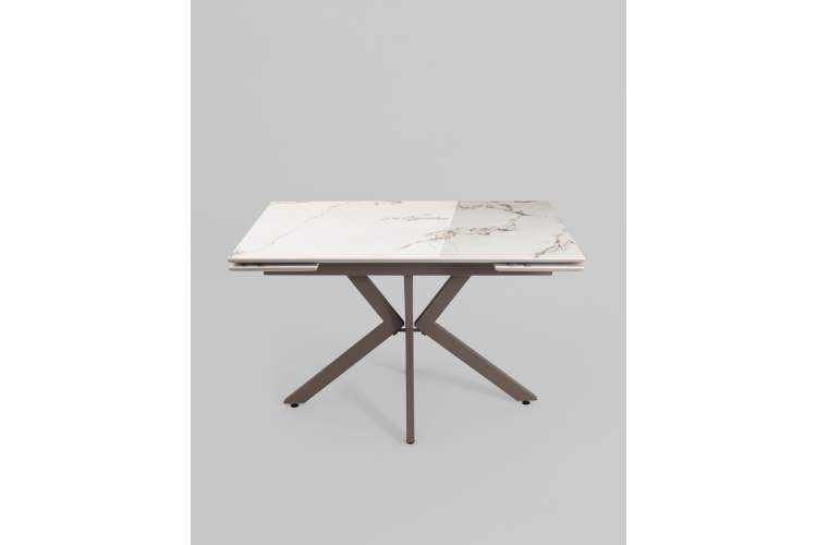 Стол раскладной Marmer 120-180*80*76 керамика капучино-4