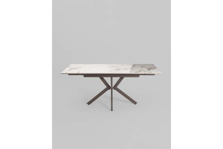 Стол раскладной Marmer 120-180*80*76 керамика капучино-5