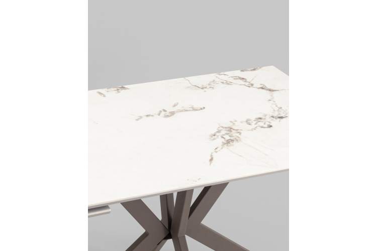 Стол раскладной Marmer 120-180*80*76 керамика капучино-8