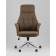 Кресло офисное TopChairs Neoma коричневый экокожа ткань