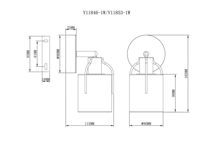 Спот Moderli V11846-1W Inari-8