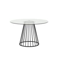 Стол обеденный Ливерпуль 120*120 стекло