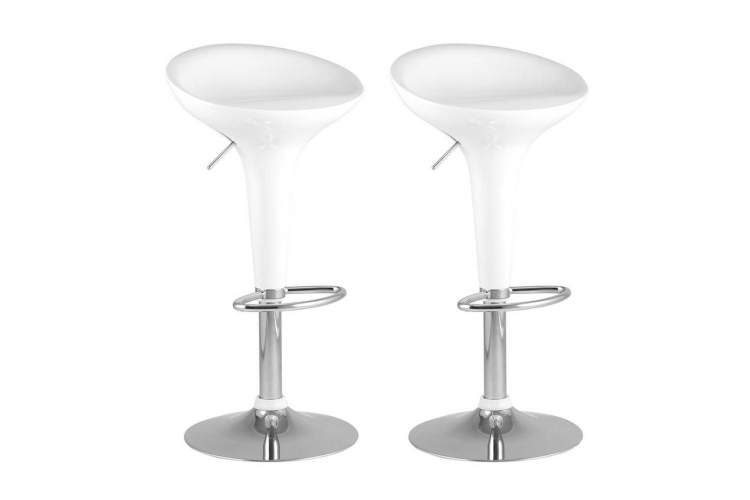 Стул барный Bomba (Бомба) белый 2 шт
