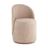 Пуф Loreen вращающийся букле капучино