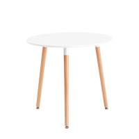 Стол круглый EAMES DST NEW D80 белый