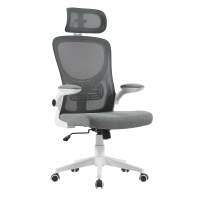 Кресло офисное TopChairs Airone серый ткань