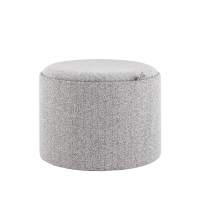 Пуф с ящиком Хюгге L букле серый