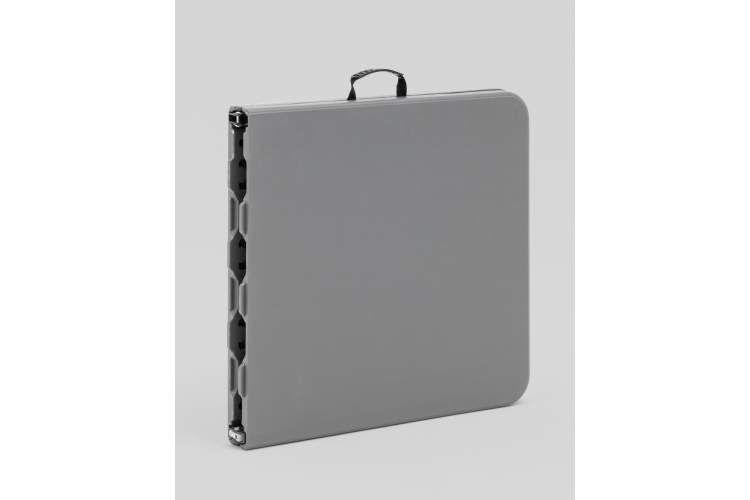 Стол-чемодан складной 122*61*74 см с регулировкой высоты серый-5