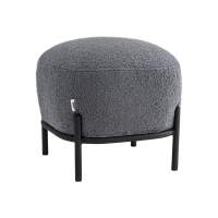 Пуф Стоун букле Fluffy темно-серый