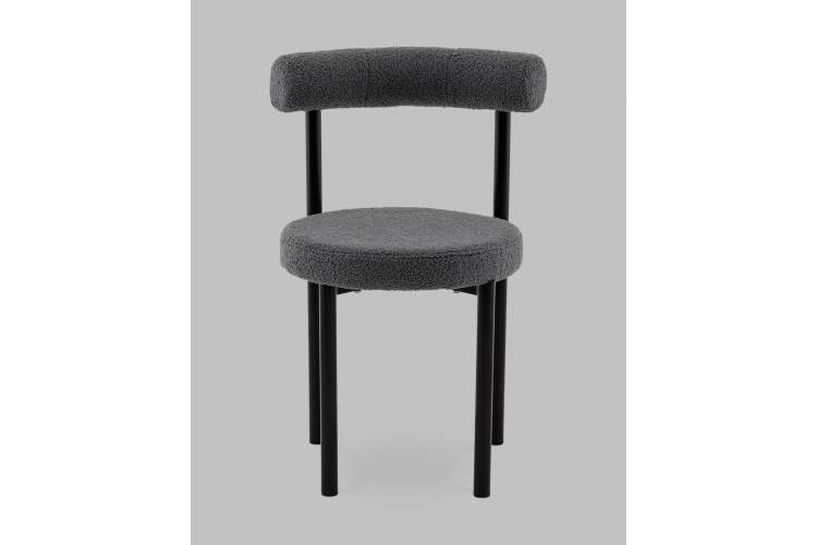 Стул обеденный Флорео букле темно-серый-2