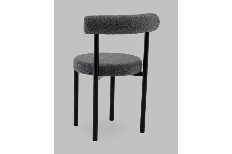 Стул обеденный Флорео букле темно-серый-3