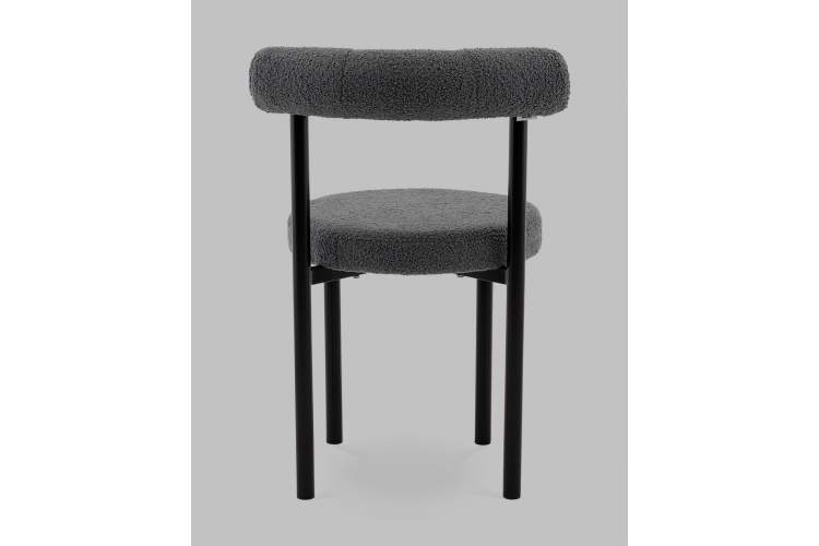 Стул обеденный Флорео букле темно-серый-4
