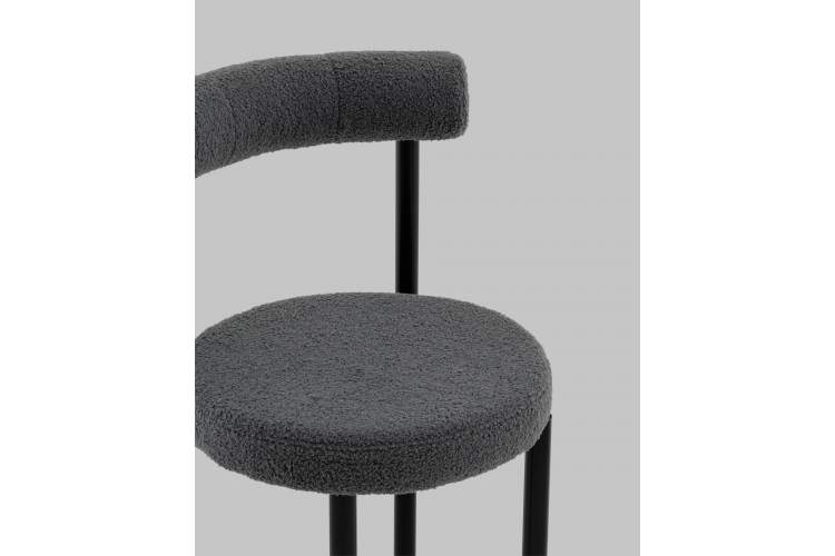 Стул обеденный Флорео букле темно-серый-6