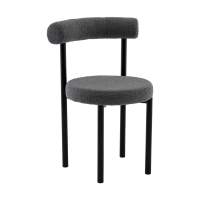 Стул обеденный Флорео букле темно-серый
