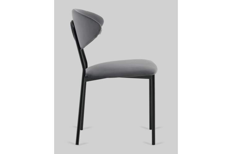 Стул обеденный Квинси велюр темно-серый-3