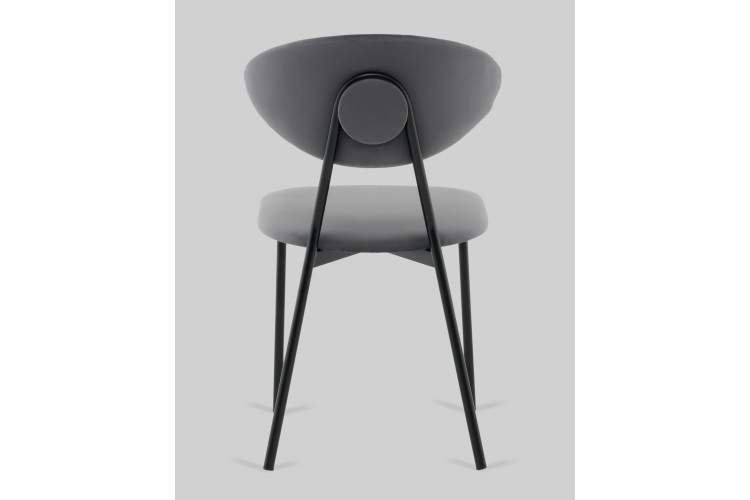 Стул обеденный Квинси велюр темно-серый-4