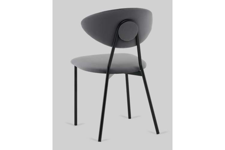 Стул обеденный Квинси велюр темно-серый-5