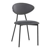 Стул обеденный Квинси велюр темно-серый