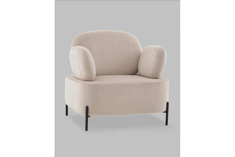 Кресло Кэнди велюр бежевый-1