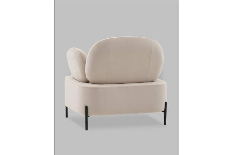 Кресло Кэнди велюр бежевый-5