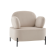 Кресло Кэнди велюр бежевый
