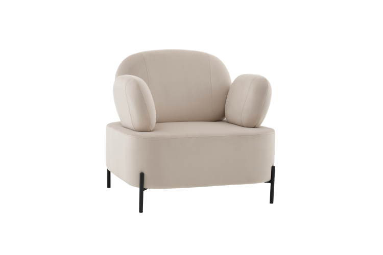 Кресло Кэнди велюр бежевый