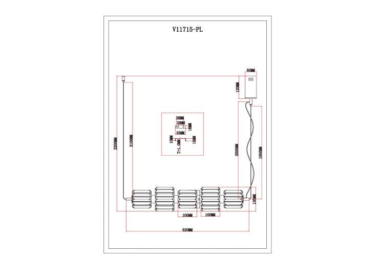 Светильник подвесной светодиодный Moderli V11715-PL Prismique-5