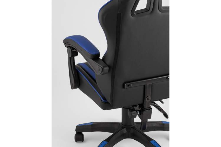 Кресло спортивное TopChairs Shadow черно-синий-6