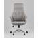 Кресло офисное TopChairs Neoma светло-серый экокожа ткань