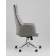 Кресло офисное TopChairs Neoma светло-серый экокожа ткань