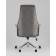 Кресло офисное TopChairs Neoma светло-серый экокожа ткань