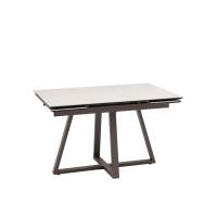 Стол Керас 120-180/80/75, столешница керамика Carmen light grey