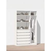 Гардеробная система хранения без дверей ПАКС (MAX) 150х58х233 см