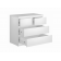 9.05.02.050.1 MALTA комод 2+2 ящика без доводчиков 80х76 белый RU