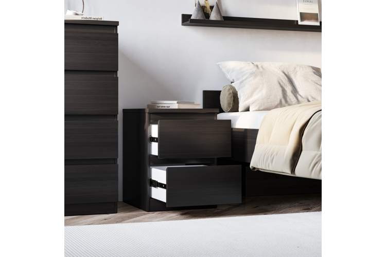 9.05.03.010.5 MALTA тумба 2 ящика без доводчиков 40х54 Дуб Венге RU-3