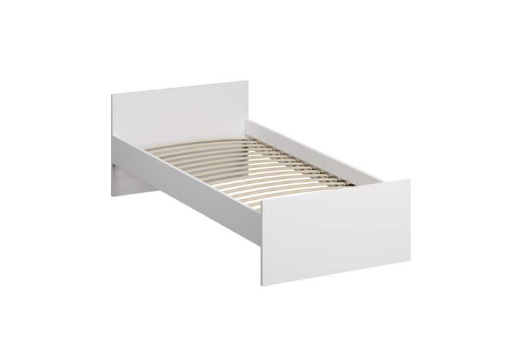 2.01.04.060.1 ОРИОН кровать одинарная 90х200 белая RU