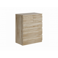 9.05.02.080.3 MALTA комод 3+2 ящика без доводчиков 80х99 сонома RU