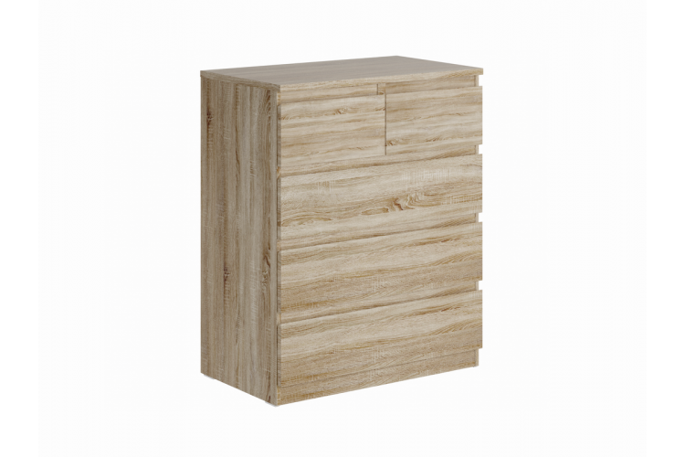 9.05.02.080.3 MALTA комод 3+2 ящика без доводчиков 80х99 сонома RU