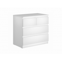 9.05.02.050.1 MALTA комод 2+2 ящика без доводчиков 80х76 белый RU