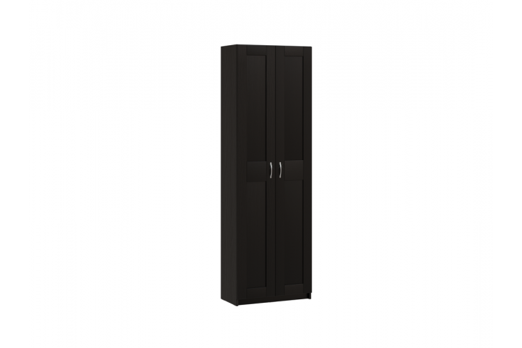 9.06.01.040.5 MAKS шкаф 2 двери (РУЧКА-СКОБА) 75х38х233 Дуб Венге RU