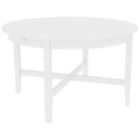 Стол обеденный Кантри раскладной, массив сосны, цвет белый