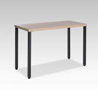 S01385 Ингар 1/ТТ стол письменный 120x75x55, дуб беленый/черный