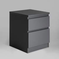 2.03.03.050.4 КАСТОР тумба 2 ящика RU серая