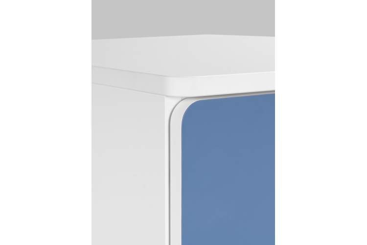 СТУВА / ПИКСИ шкаф распашной с 2 дверьми и 3 полками 60х57х123, озорной василек-7